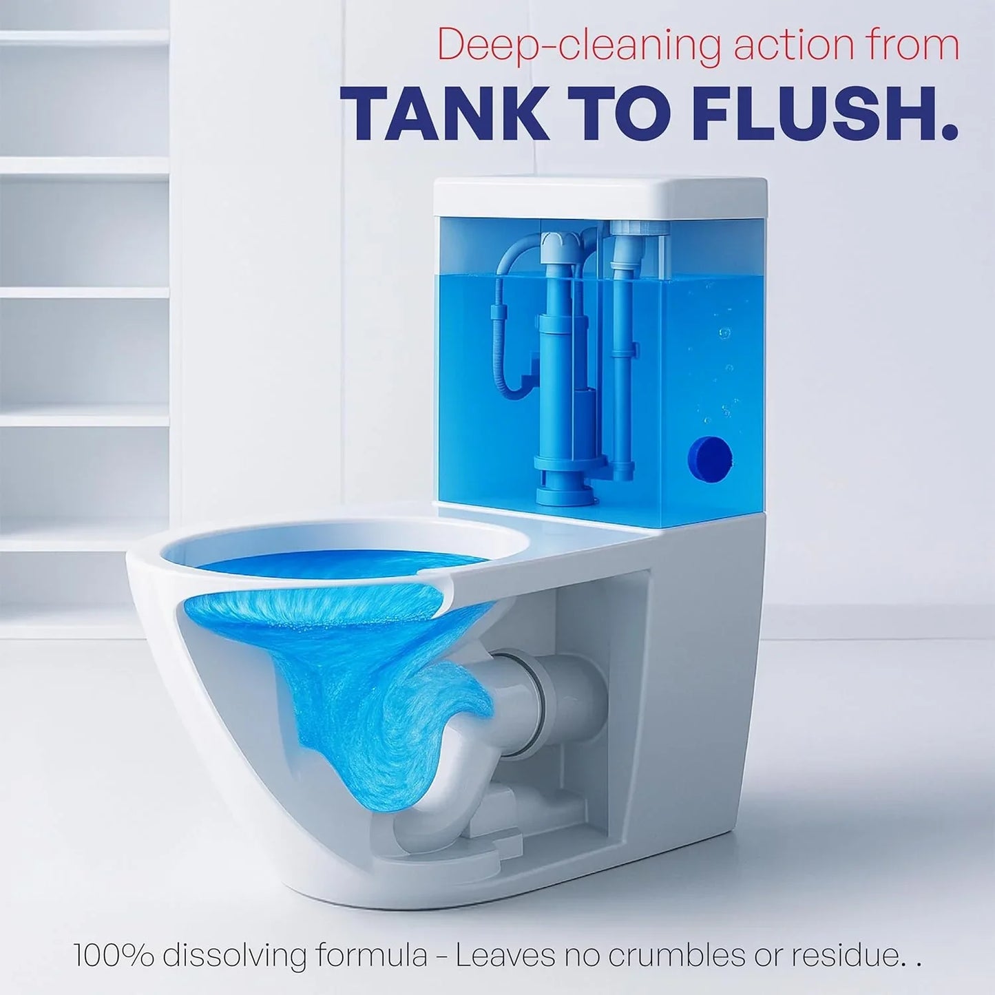 Toilet Deodorizer Bathroom Cleaner Tablet 😍