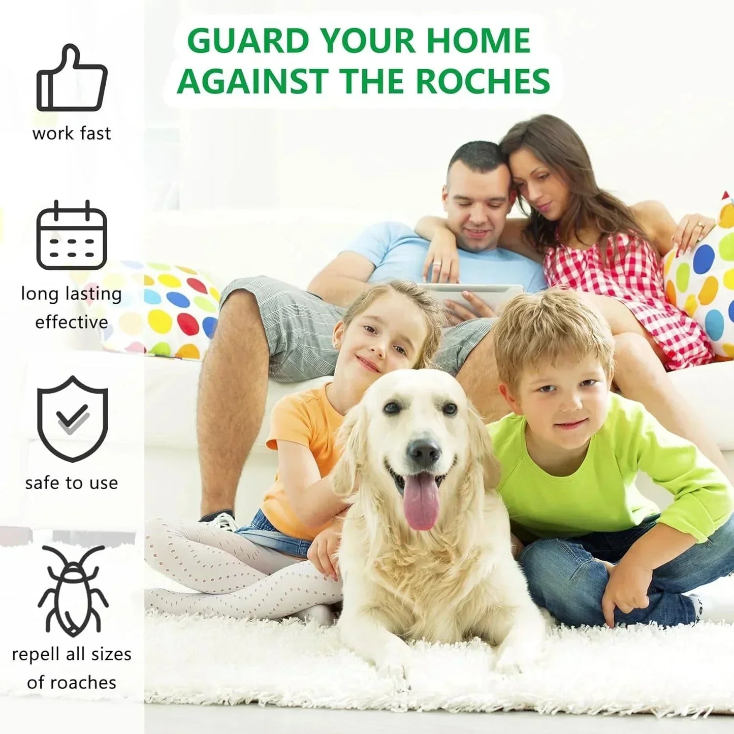 Roach Shield Natural Gel – Safe & Powerful Cockroach Repellant for Kitchens, Bathrooms & Cabinets